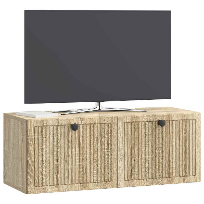 Szafka RTV montowana na ścianie dąb Sonoma 78,5 x 31 x 30 cm