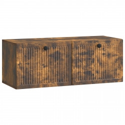 Szafka RTV montowana na ścianie Dąb wędzony 78,5 x 31 x 30 cm
