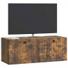 Szafka RTV montowana na ścianie Dąb wędzony 78,5 x 31 x 30 cm
