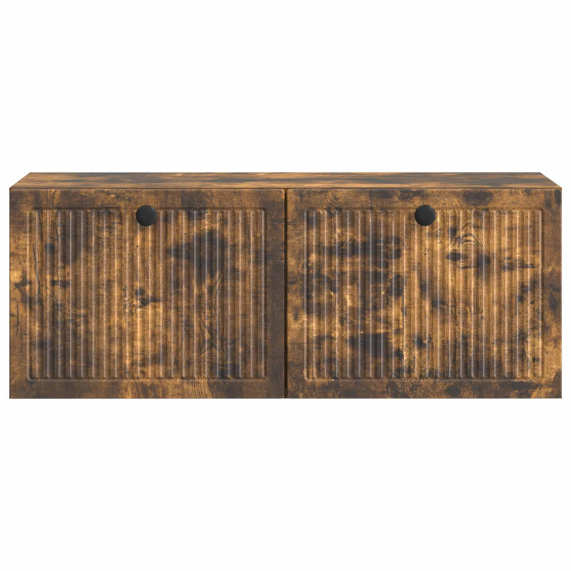 Szafka RTV montowana na ścianie Dąb wędzony 78,5 x 31 x 30 cm