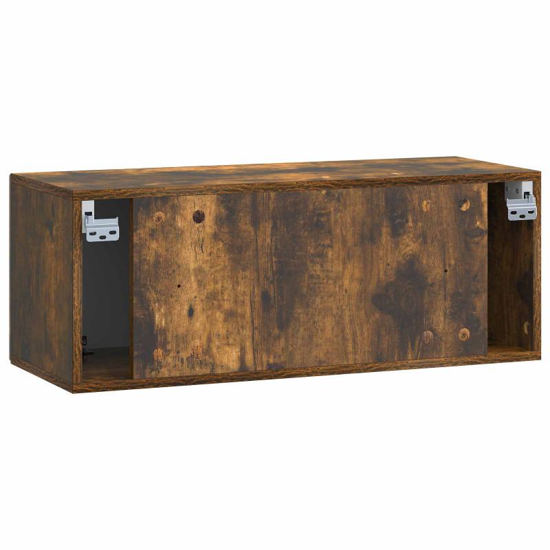 Szafka RTV montowana na ścianie Dąb wędzony 78,5 x 31 x 30 cm