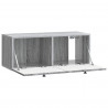 Szafka RTV montowana na ścianie Szary Sonoma 78,5 x 31 x 30 cm