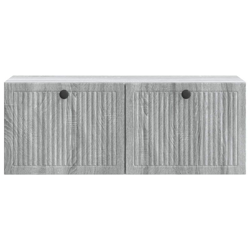 Szafka RTV montowana na ścianie Szary Sonoma 78,5 x 31 x 30 cm