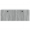 Szafka RTV montowana na ścianie Szary Sonoma 78,5 x 31 x 30 cm