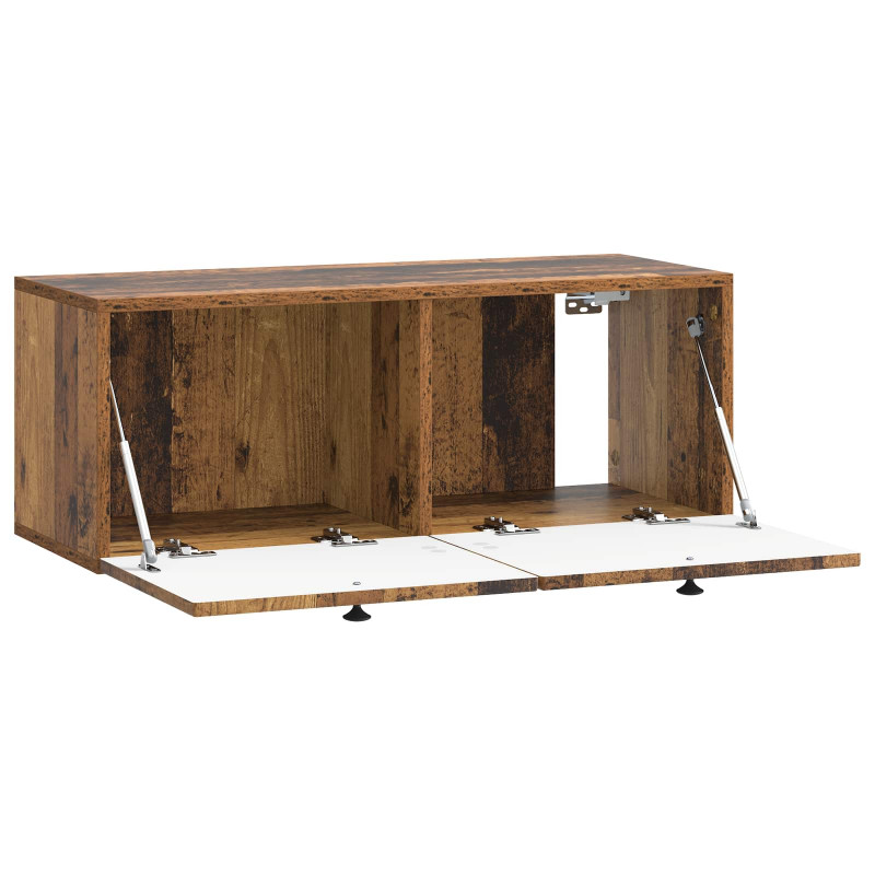 Szafka RTV montowana na ścianie Stare drewno 78,5 x 31 x 30 cm
