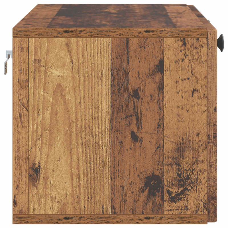 Szafka RTV montowana na ścianie Stare drewno 78,5 x 31 x 30 cm