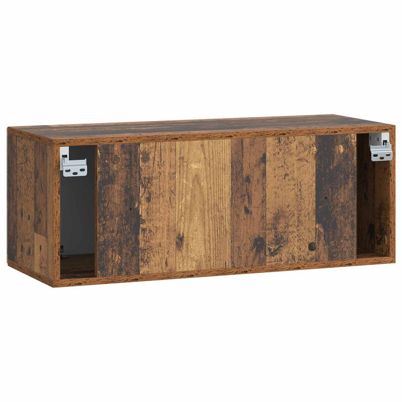 Szafka RTV montowana na ścianie Stare drewno 78,5 x 31 x 30 cm