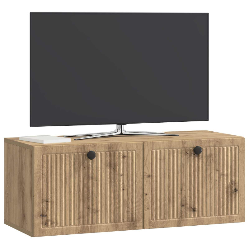 Szafka RTV montowana na ścianie Dąb artisan 78,5 x 31 x 30 cm