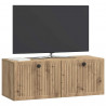 Szafka RTV montowana na ścianie Dąb artisan 78,5 x 31 x 30 cm