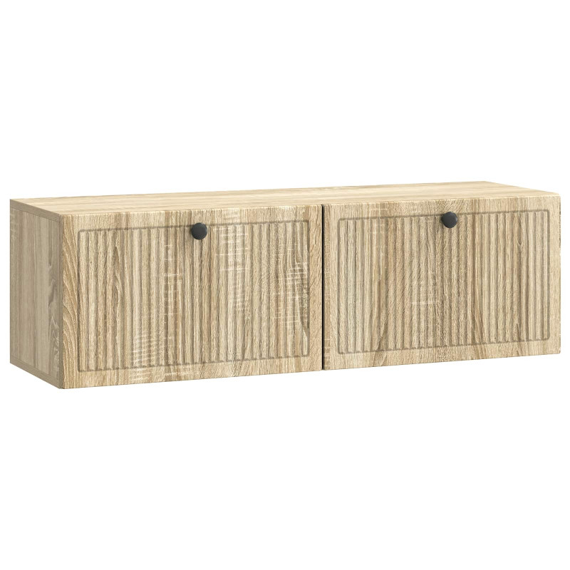 Szafka RTV montowana na ścianie dąb Sonoma 98 x 31 x 30 cm