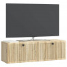 Szafka RTV montowana na ścianie dąb Sonoma 98 x 31 x 30 cm