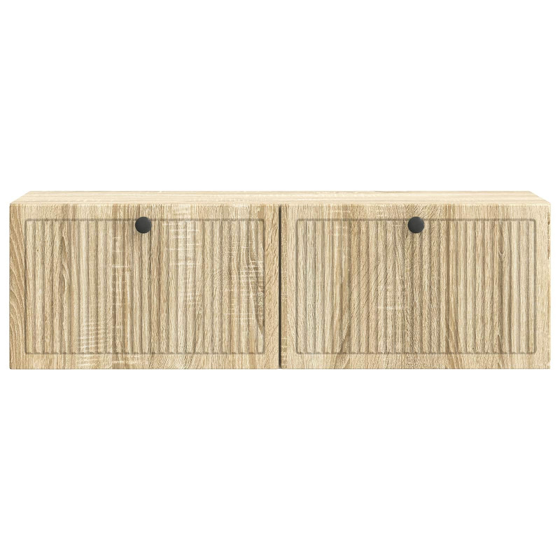 Szafka RTV montowana na ścianie dąb Sonoma 98 x 31 x 30 cm