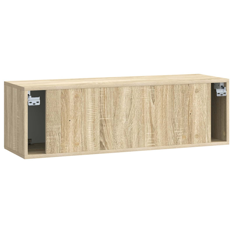 Szafka RTV montowana na ścianie dąb Sonoma 98 x 31 x 30 cm