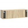 Szafka RTV montowana na ścianie dąb Sonoma 98 x 31 x 30 cm