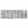 Szafka RTV montowana na ścianie Betonowy szary 98 x 31 x 30 cm