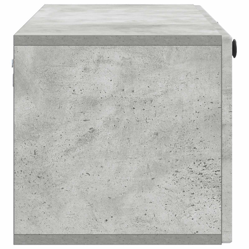 Szafka RTV montowana na ścianie Betonowy szary 98 x 31 x 30 cm