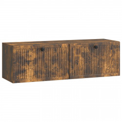 Szafka RTV montowana na ścianie Dąb wędzony 98 x 31 x 30 cm