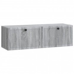 Szafka RTV montowana na ścianie Szary Sonoma 98 x 31 x 30 cm