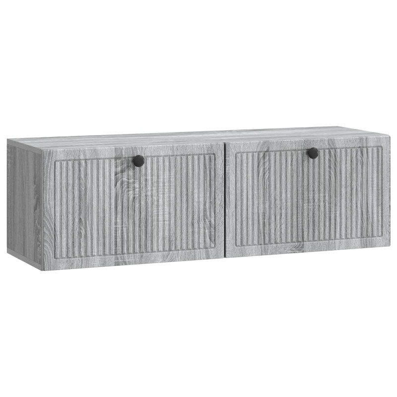 Szafka RTV montowana na ścianie Szary Sonoma 98 x 31 x 30 cm