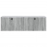 Szafka RTV montowana na ścianie Szary Sonoma 98 x 31 x 30 cm