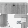 Szafka RTV montowana na ścianie Szary Sonoma 98 x 31 x 30 cm
