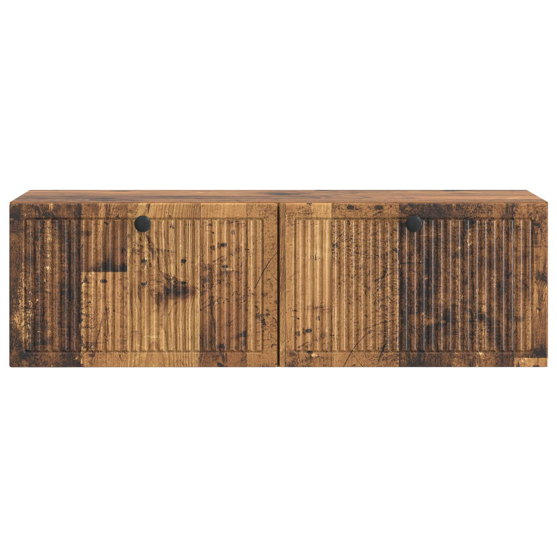 Szafka RTV montowana na ścianie Stare drewno 98 x 31 x 30 cm