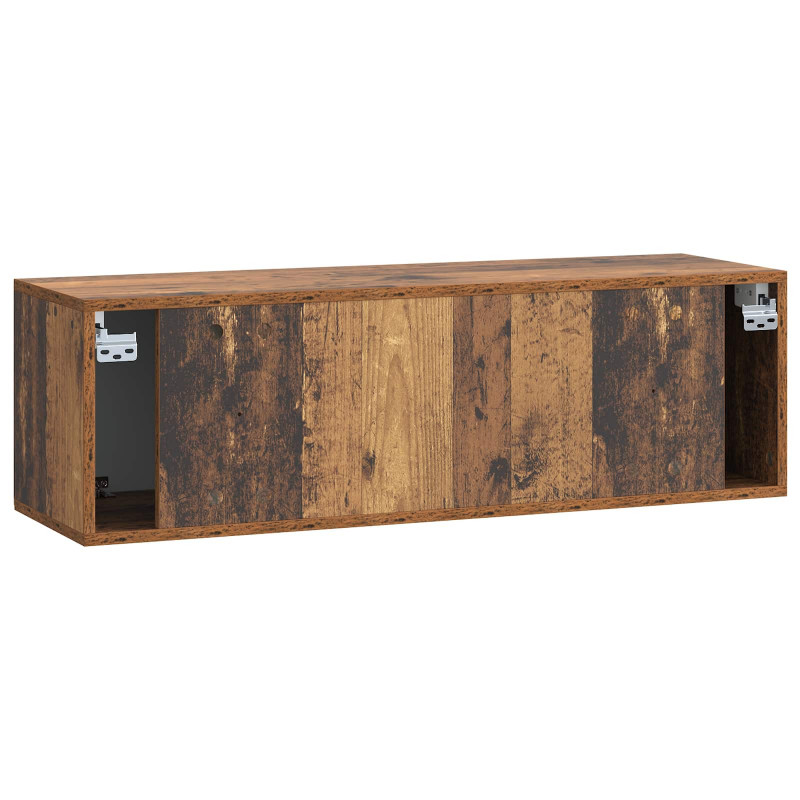 Szafka RTV montowana na ścianie Stare drewno 98 x 31 x 30 cm