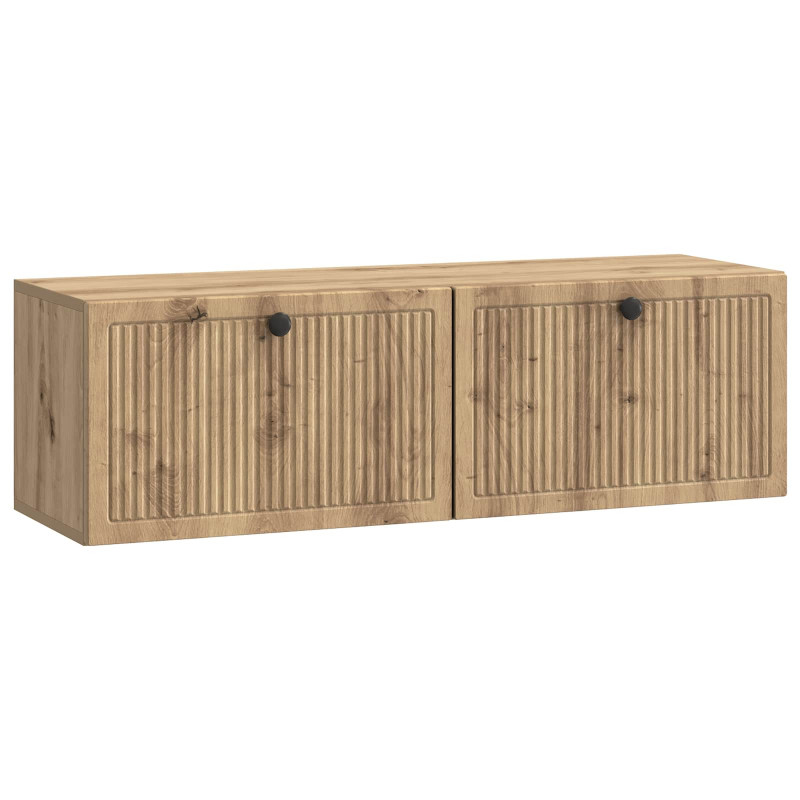 Szafka RTV montowana na ścianie Dąb artisan 98 x 31 x 30 cm