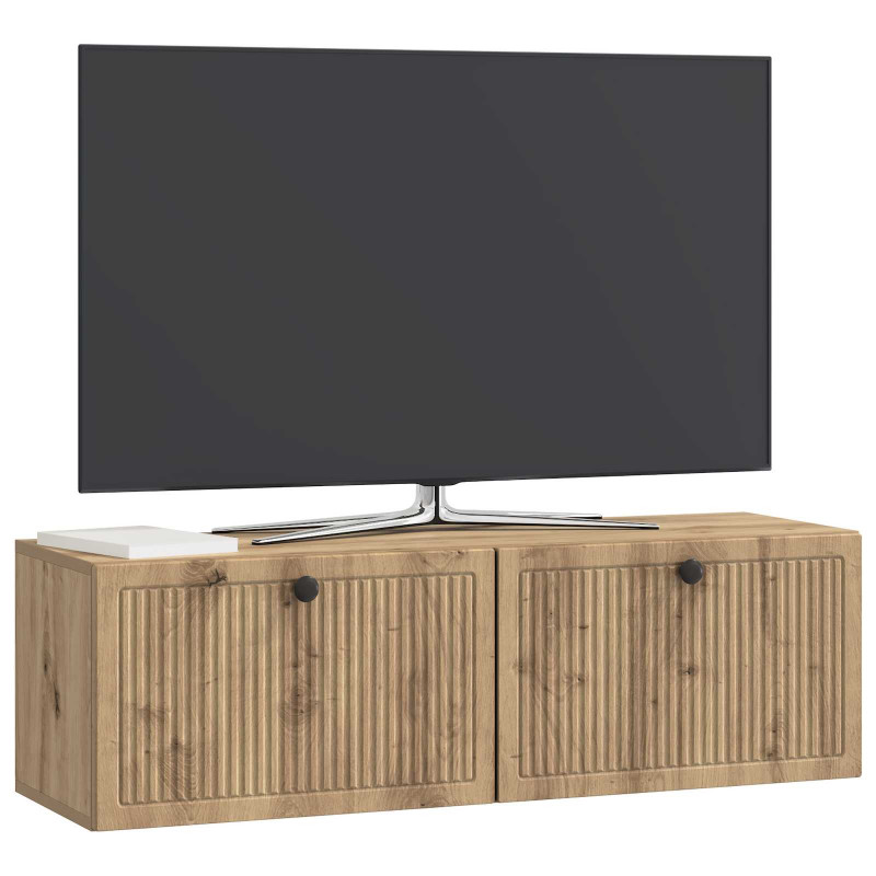 Szafka RTV montowana na ścianie Dąb artisan 98 x 31 x 30 cm
