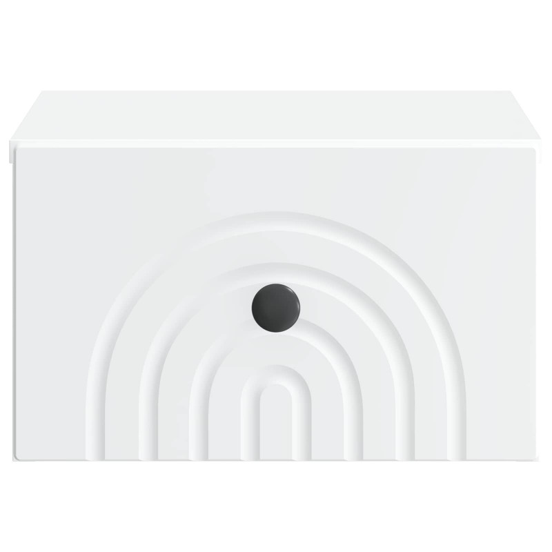 Wisząca Szafka Nocna z szufladą 2 pcs Biały 33 x 34,5 x 20 cm