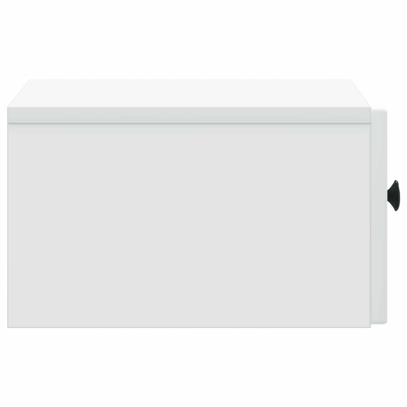 Wisząca Szafka Nocna z szufladą 2 pcs Biały 33 x 34,5 x 20 cm