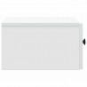 Wisząca Szafka Nocna z szufladą 2 pcs Biały 33 x 34,5 x 20 cm