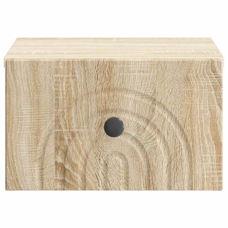 Wisząca Szafka Nocna 2 pcs dąb Sonoma 33 x 34,5 x 20 cm