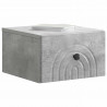Wisząca Szafka Nocna Betonowy szary 33 x 34,5 x 20 cm