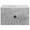 Wisząca Szafka Nocna 2 pcs Betonowy szary 33 x 34,5 x 20 cm