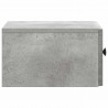 Wisząca Szafka Nocna 2 pcs Betonowy szary 33 x 34,5 x 20 cm