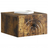 Wisząca Szafka Nocna 2 pcs Dąb wędzony 33 x 34,5 x 20 cm