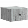 Wisząca Szafka Nocna 2 pcs Szary Sonoma 33 x 34,5 x 20 cm