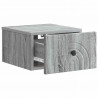 Wisząca Szafka Nocna 2 pcs Szary Sonoma 33 x 34,5 x 20 cm