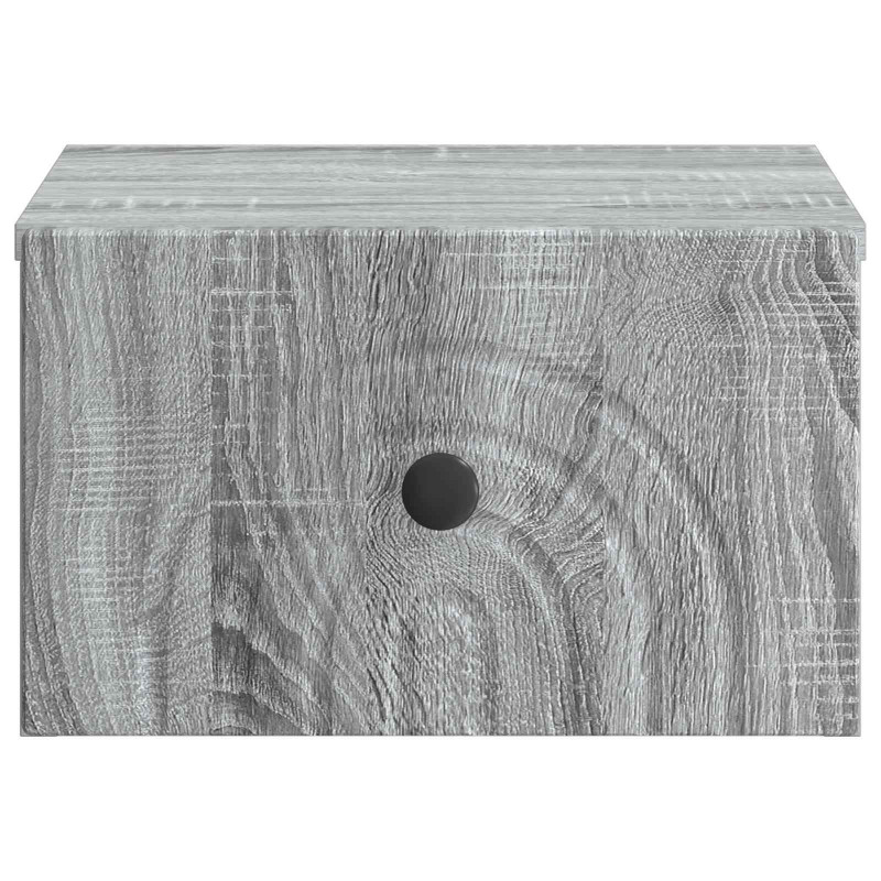 Wisząca Szafka Nocna 2 pcs Szary Sonoma 33 x 34,5 x 20 cm