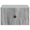 Wisząca Szafka Nocna 2 pcs Szary Sonoma 33 x 34,5 x 20 cm