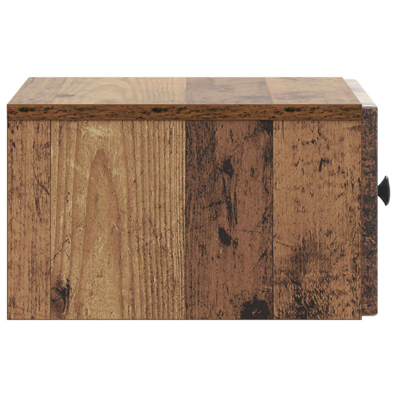 Wisząca Szafka Nocna z szufladą Stare drewno 33 x 34,5 x 20 cm