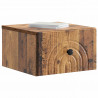 Wisząca Szafka Nocna 2 pcs Stare drewno 33 x 34,5 x 20 cm