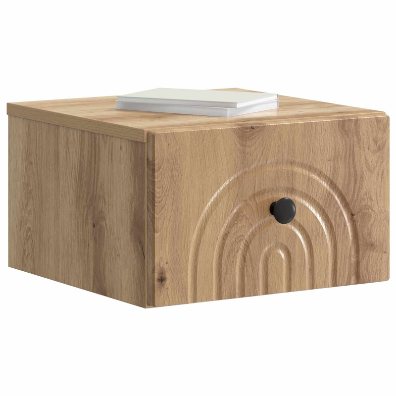 Wisząca Szafka Nocna 2 pcs Dąb artisan 33 x 34,5 x 20 cm