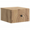 Wisząca Szafka Nocna 2 pcs Dąb artisan 33 x 34,5 x 20 cm