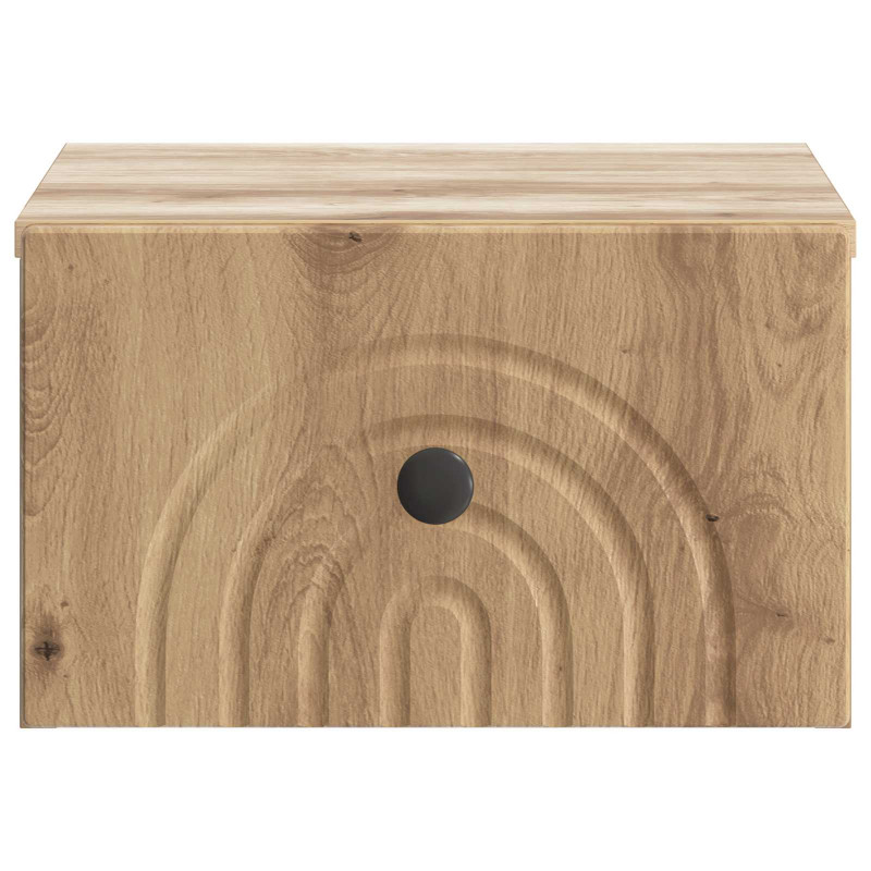 Wisząca Szafka Nocna 2 pcs Dąb artisan 33 x 34,5 x 20 cm