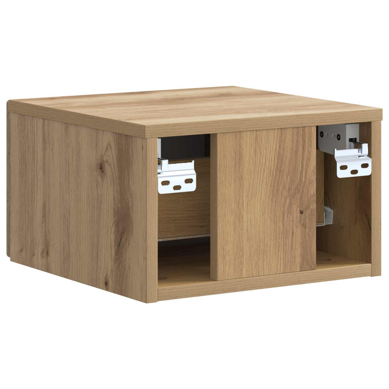 Wisząca Szafka Nocna 2 pcs Dąb artisan 33 x 34,5 x 20 cm