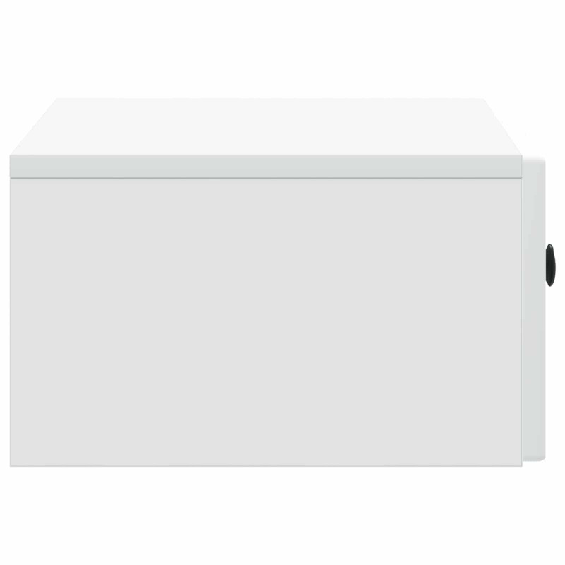 Wisząca Szafka Nocna z szufladą 2 pcs Biały 49 x 34,5 x 20 cm