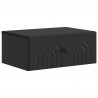 Wisząca Szafka Nocna z szufladą 2 pcs Czarny 49 x 34,5 x 20 cm