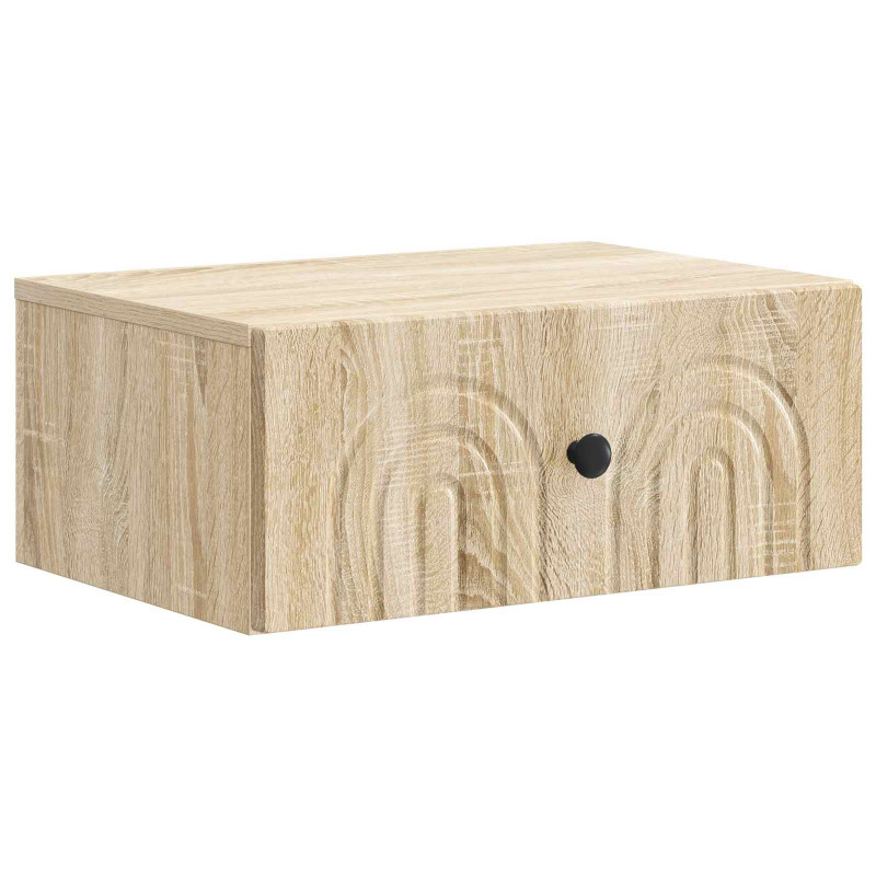 Wisząca Szafka Nocna 2 pcs dąb Sonoma 49 x 34,5 x 20 cm